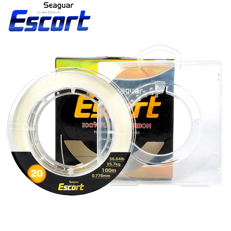 Леска рыболовная эскорт Seaguar 0 2-0 7 мм 56 фунтов 100% |