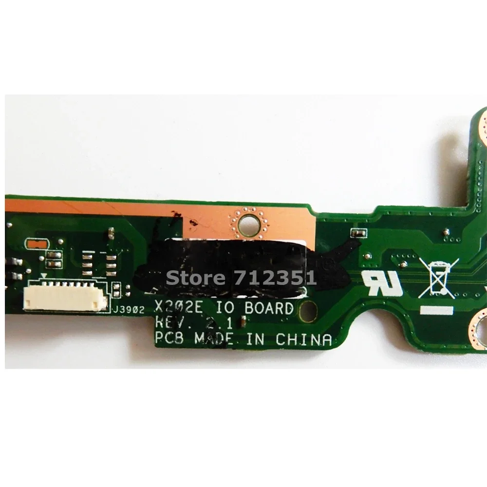 Б/у X202E IO BOARD REV 2.1 для ASUS S200E X201E X202 X201 S200 USB AUDIO SD CARD Test 100% ОК