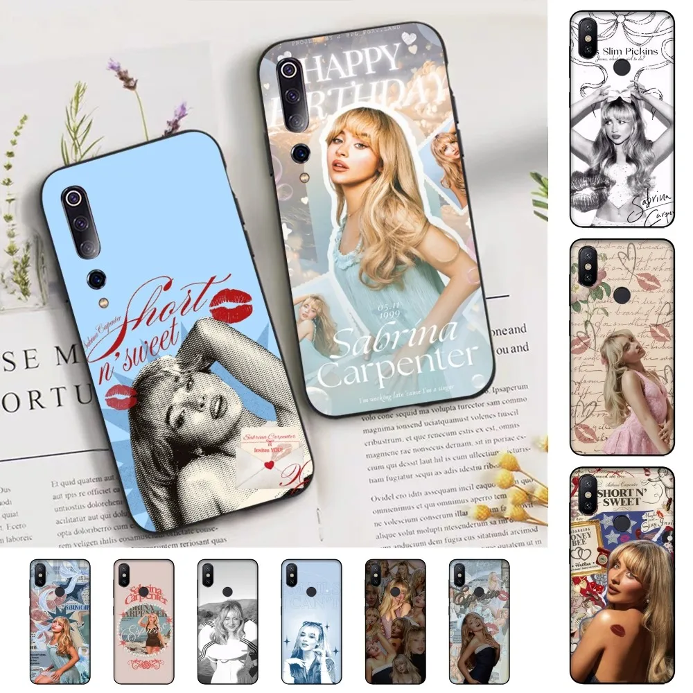 Чехол для телефона Singer S-Sabrina C-Carpenter Xiaomi Mi 5X 8 9 10 11 12 Lite Pro 10T PocoX3pro PocoM3 Note
