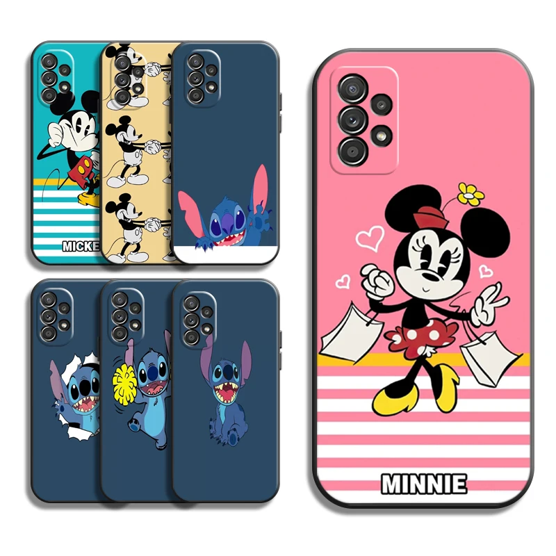 

Disney Stitch Phone Cases For Samsung Galaxy A20 A31 A72 A52 A71 A51 5G A42 5G A20 A21 A22 4G A22 5G A20 A32 5G A11 Funda Coque