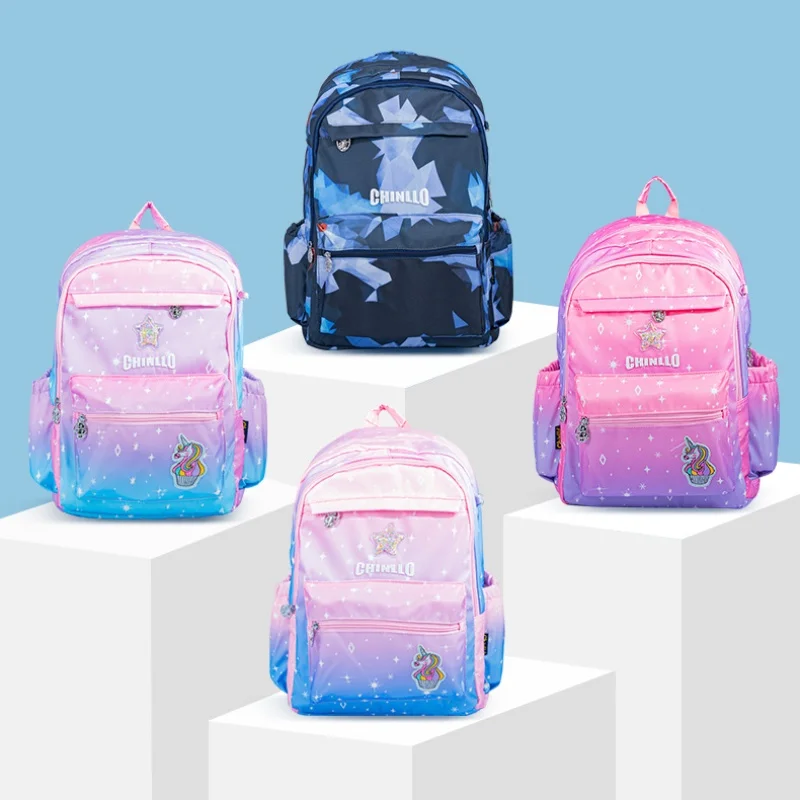 Princess Girl Sweet Cute Unicorn Boy Camouflage Backpacks New Children Large Waterproof Gradient Schoolbags for Students