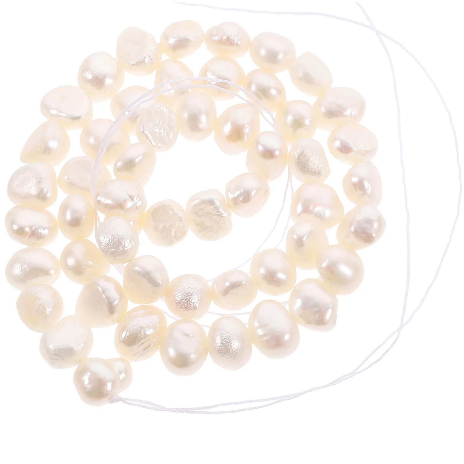 

Pearl Beads Bead Spacer Bracelet Jewelry Round Loose Real Natural Crafts Baroque Strands Cultured Freshwater Gemstone Diy Making