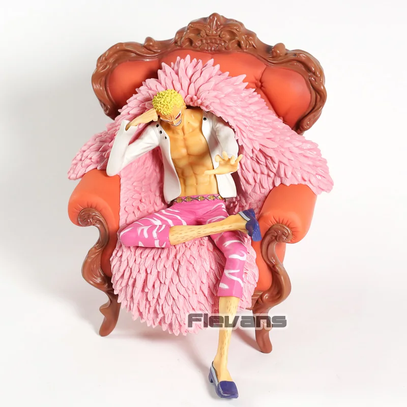 

Аниме One Piece Oka Shichibukai Donquixote Doflamingo сидячий диван Ver. Gk Статуэтка экшн-фигурка кукла Коллекционная модель детские игрушки