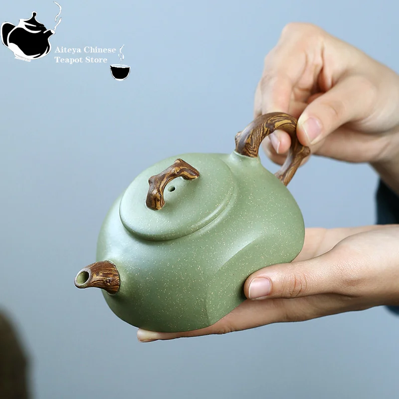 Ручной чайник Исин из фиолетовой глины 200 мл