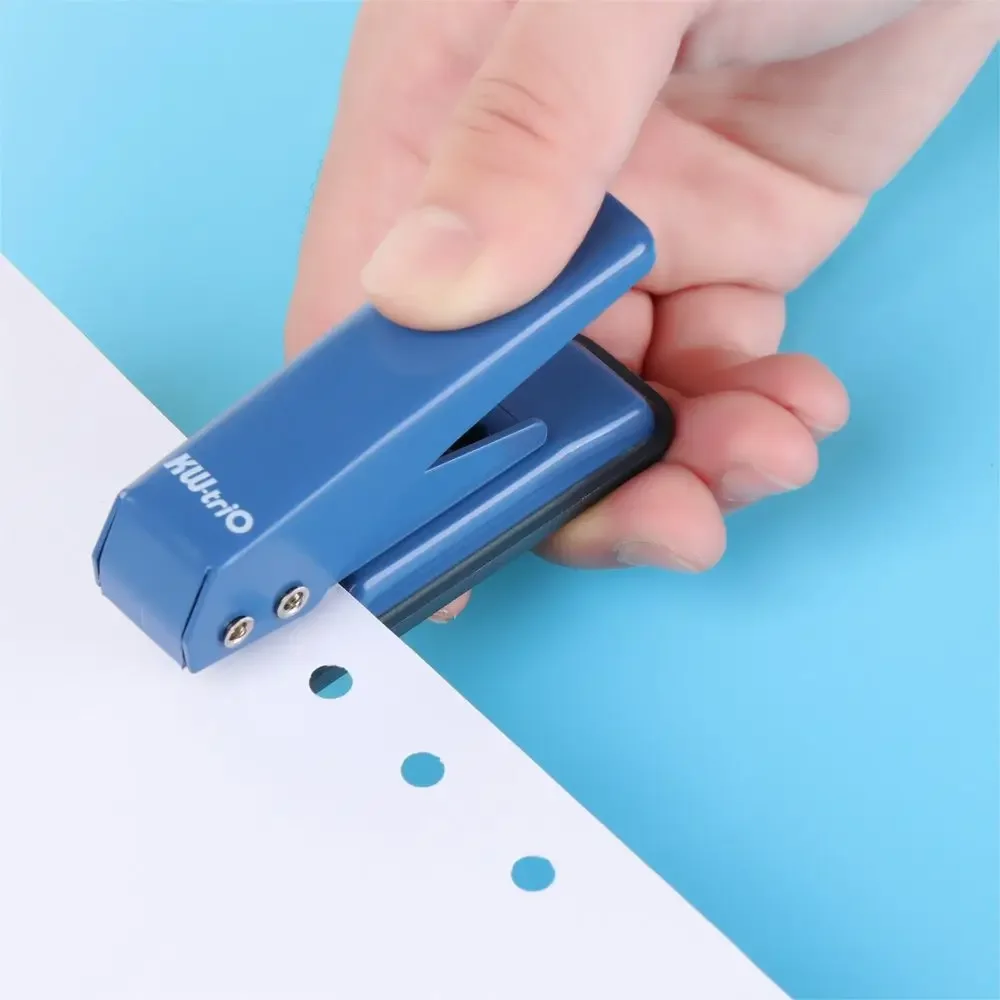 

Punching 1-hole Portable Planner Notebook Punch Metal Metal Stationery Single Paper Machine Offices Cutter Puncher Hole Paper