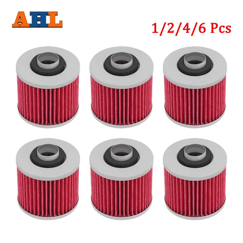 145 1/2/4/6 шт. мотоциклетные масляные фильтры для Yamaha TRX850 SR250 SR400 SR500 SRX600 YFM600 гризли YFM700 YFM700R Raptor SE XC180