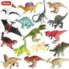Набор маленьких Динозавров Юрского периода Oenux, T-Rex Pterosauria, модель дракона, фигурки животных, экшн-фигурки, ПВХ топперы для торта, миниатюрные игрушки для детей, подарок