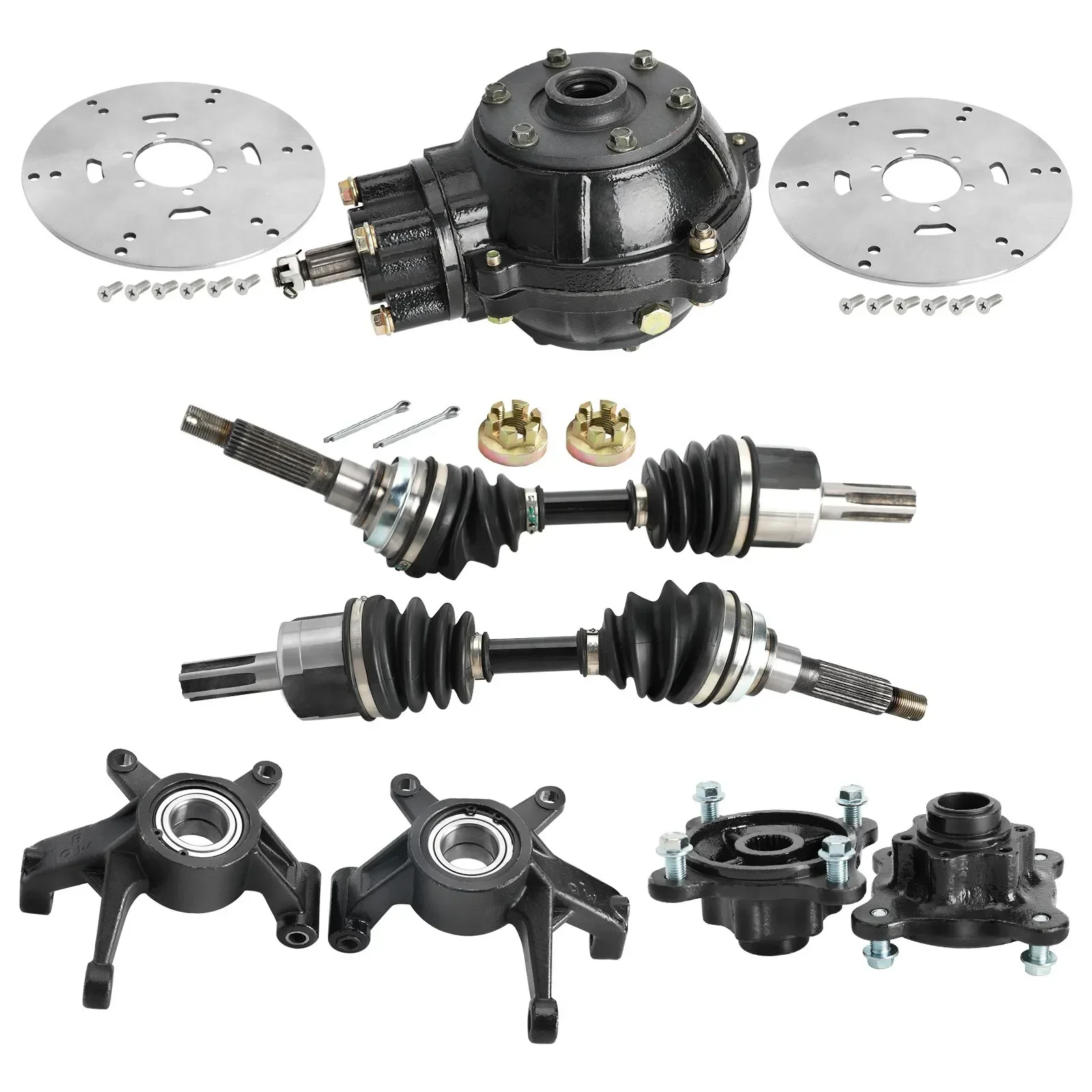 z tyłu lewa prawa CV Alxe ShaftGearbox 4 ступиці колеса тормозной диск в сборе для 4-колесного