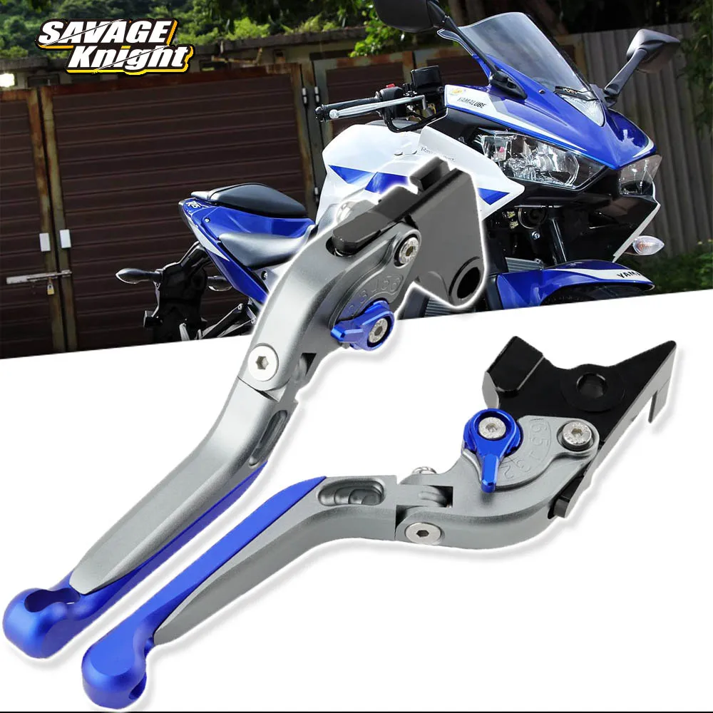 

Motorcycle Brake Clutch Levers For YAMAHA YZF R25 R3 MT-25 MT-03 MT25 MT03 Adjustable Folding Extendable Products Accessories