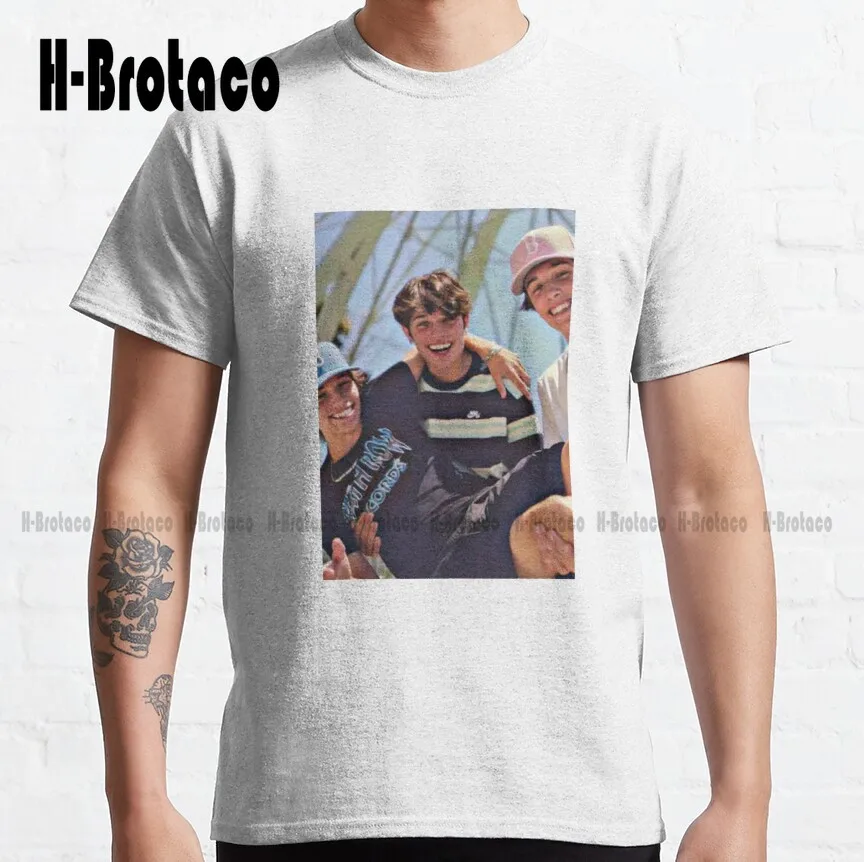 

Sturniolo Triplets Classic T-Shirt Black T Shirts For Men Custom Aldult Teen Unisex Digital Printing Tee Shirts Make Your Design