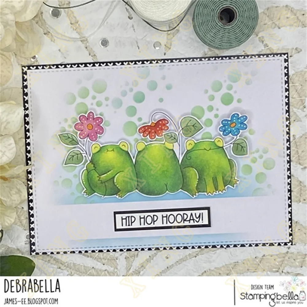 Прозрачные силиконовые штампы Froggy для рукоделия рельефное украшение Новое