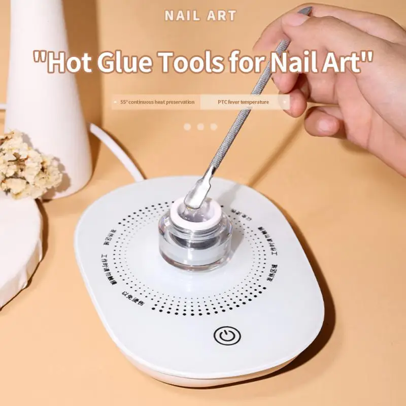 

Nail Polish Gel Heating Pad Extension Glue Phototherapy Glue Low Temperature Heater Nail Dryer Lamp Manicure Pedicure Nail Tools