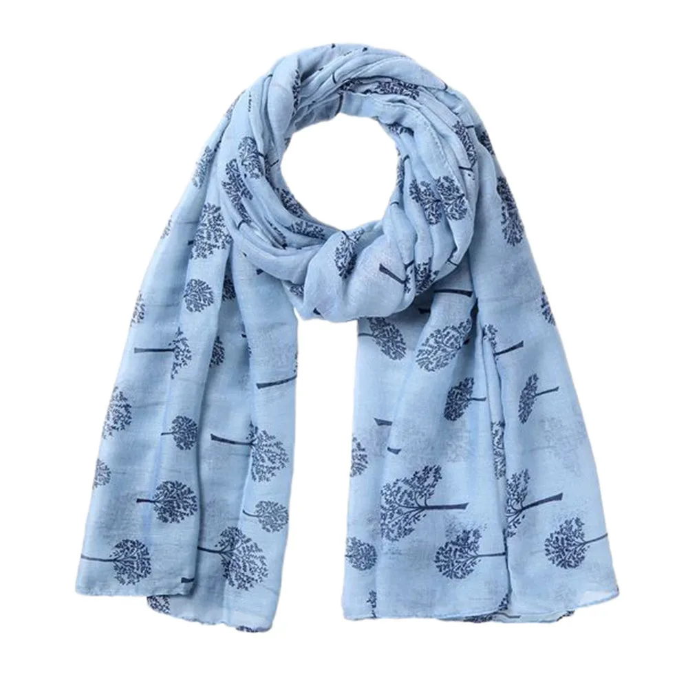 Шелковый шарф с шифоновым принтом 25 # шарфы женская мягкая шаль одуванчика