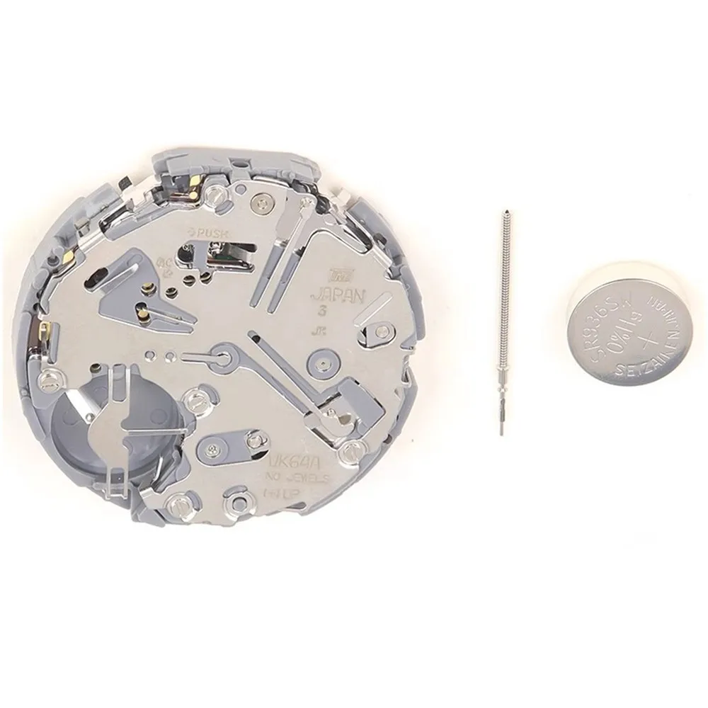 Часовой механизм для VK63 многофункциональный кварцевый пятиигольный часовой на 6