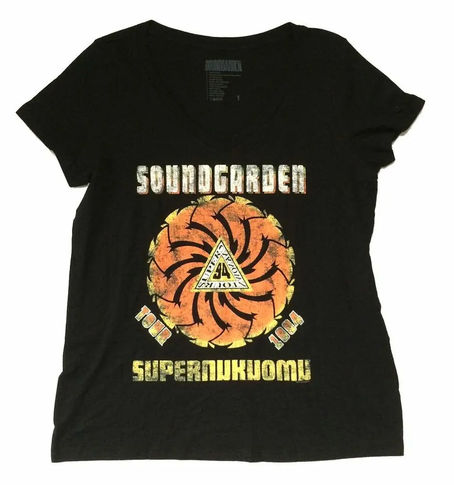 

Soundgarden Superunknown Tour 1994 Women Plus Black T Shirt New