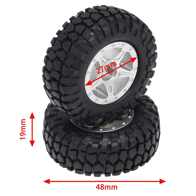 4 шт. оболочка колеса с шинами запасные части для SCX24 Jeep Gladiator 1/24Th 4WD модель