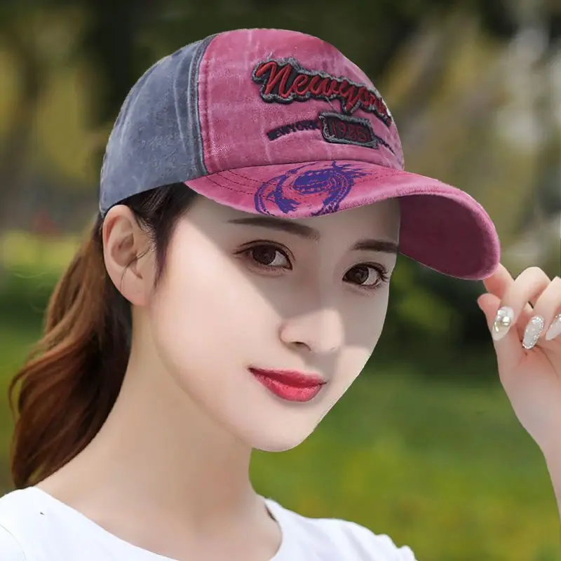 

Шляпа Женская универсальная солнцезащитная, модная бейсбольная шапка в Корейском стиле, для отдыха на открытом воздухе, с язычком утки, шляпа от солнца, весна-лето