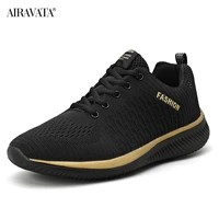 casual sneakers mens running shoes knitted comfortable mens tennis footwears platforms lightweight sports shoes lace up
