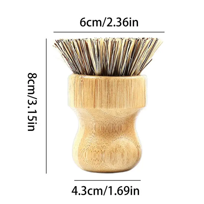 Щетки из натурального бамбука для мытья посуды деревянная фотощетка чугунных