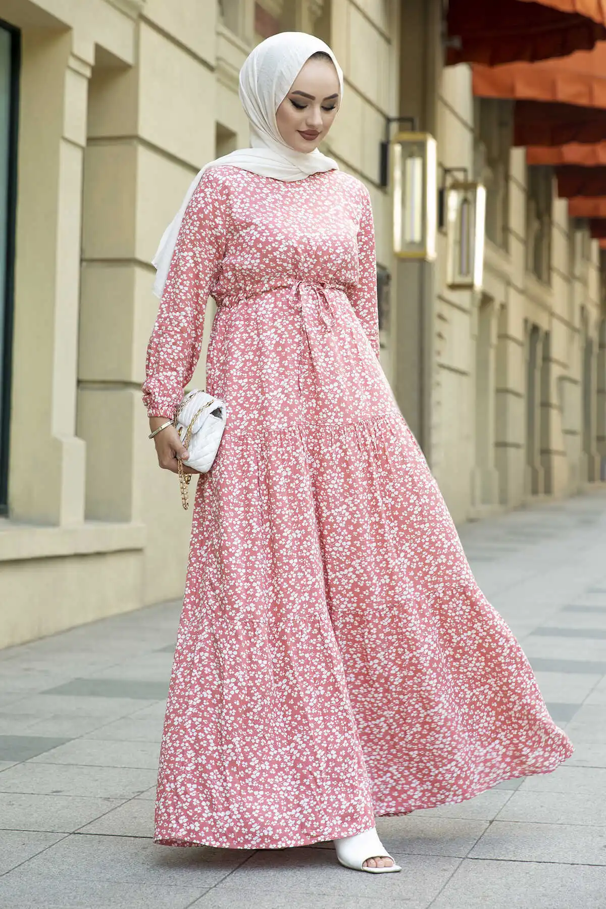 Платье женские платья 2021 кафтан абайя длинные мусульманские Вечерние Хиджаб