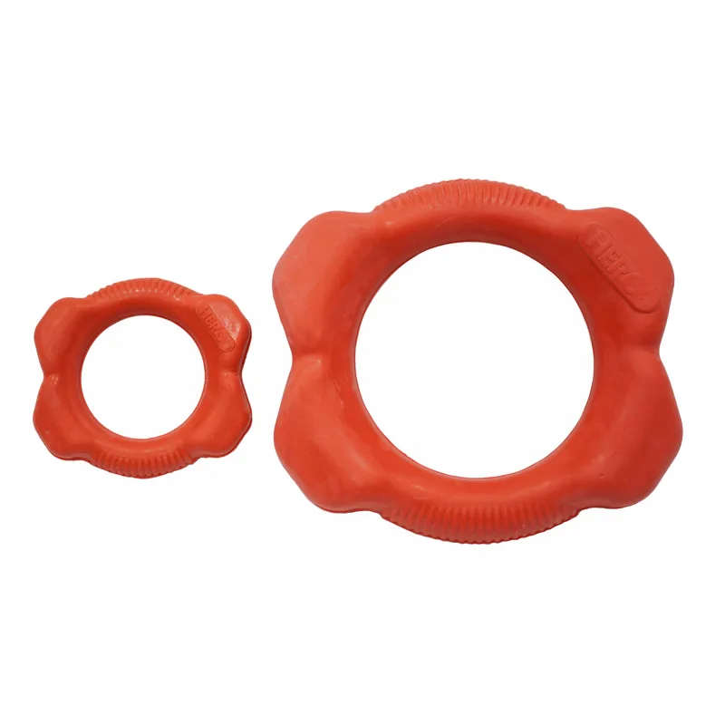 

CAITEC Dog Toy Natural Rubber Ring Durable Bite Resistant Great for Tossing and Chasing 2 Sizes Suitable for Small to Large Dogs