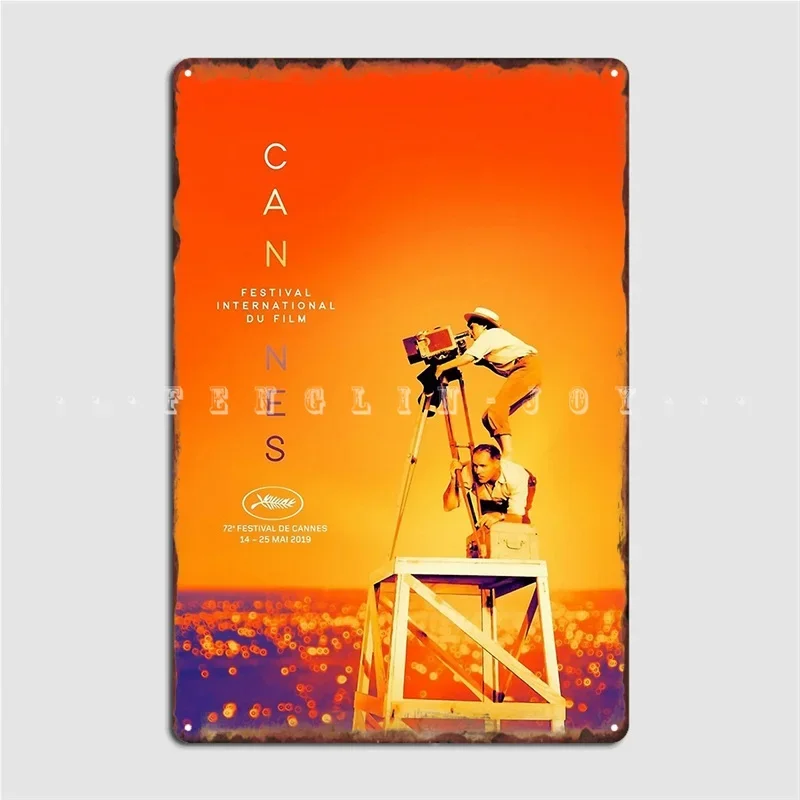 72-й Каннский кинофестиваль 2019 Агнес Варда металлическая табличка постер для паба