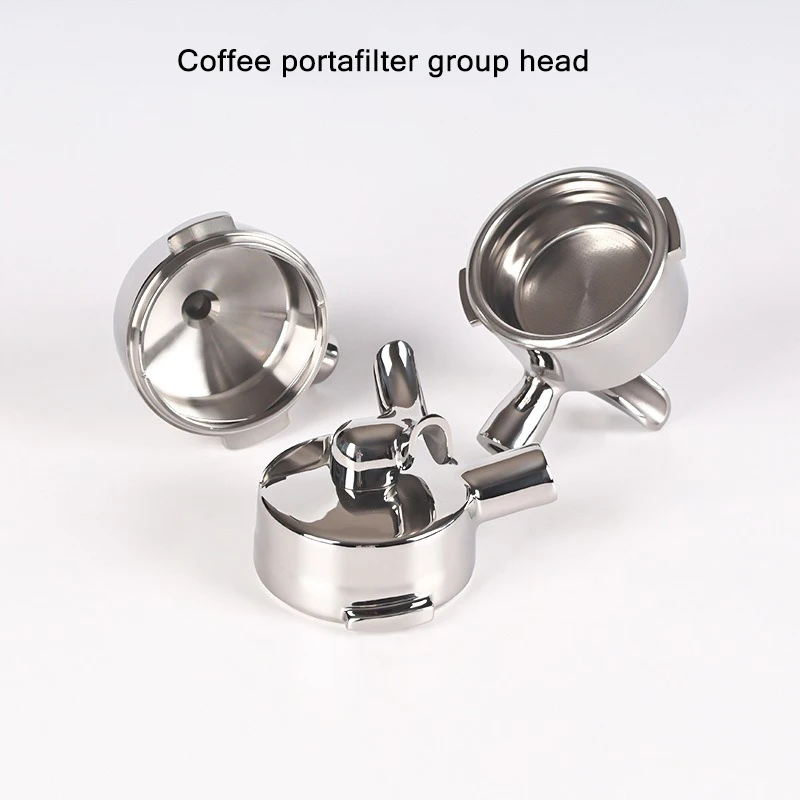 Фото Портафильтр для кофемашин La Marzocco/Gaggia/Nuova, 58 мм, с двумя ушками и двойным изливом, из нержавеющей стали 304, аксессуары для кофе №1