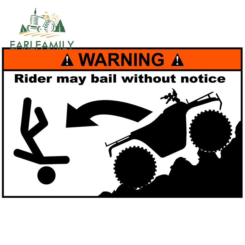 EARLFAMILY 13 см x 11,1 см для квадроцикла в пустыне автомобильные наклейки грузовик Переводные DIY аниме водонепроницаемый автомобильный бампер 3D украшение окна