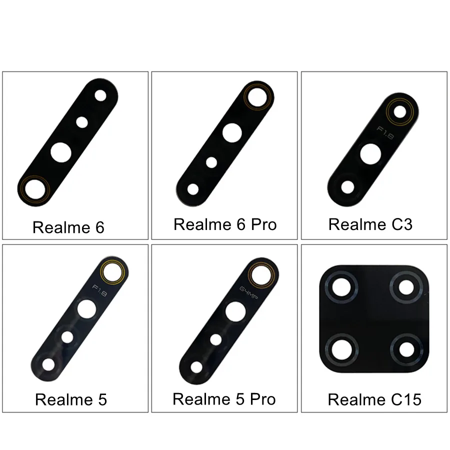 Основной объектив задней камеры для Oppo Realme 3 Pro 5 6 7 8 5G 5i 6i 7i 8i Global C1 C3 C11 C21 C25 XT X2 |