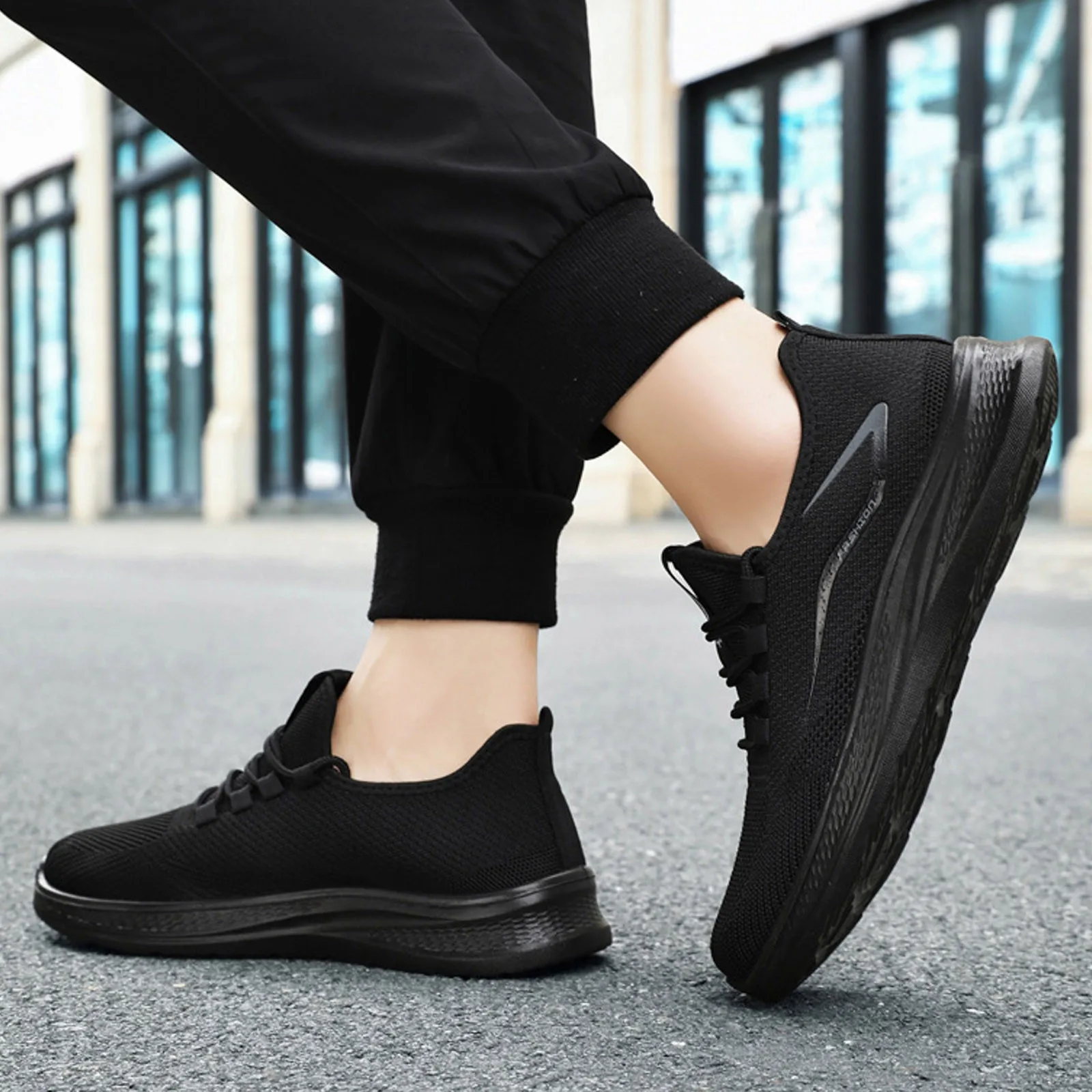 Мужская спортивная обувь модные новые простые сетчатые дышащие и удобные