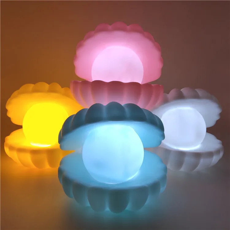 

Car Ornaments Exquisite Romantic Pearl Shell Bedside Night Room Decoration Table Top Ornaments Children's Toy Gift