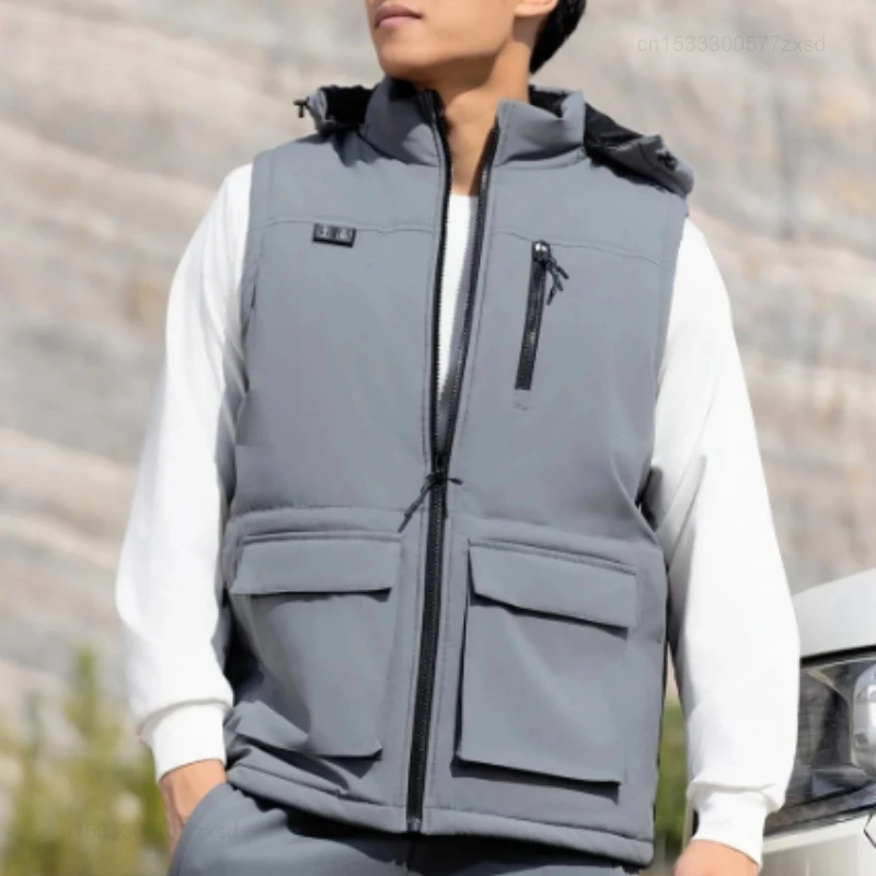 Youpin SKAH 15 нагревательный жилет мужская куртка с контролем температуры бархатный