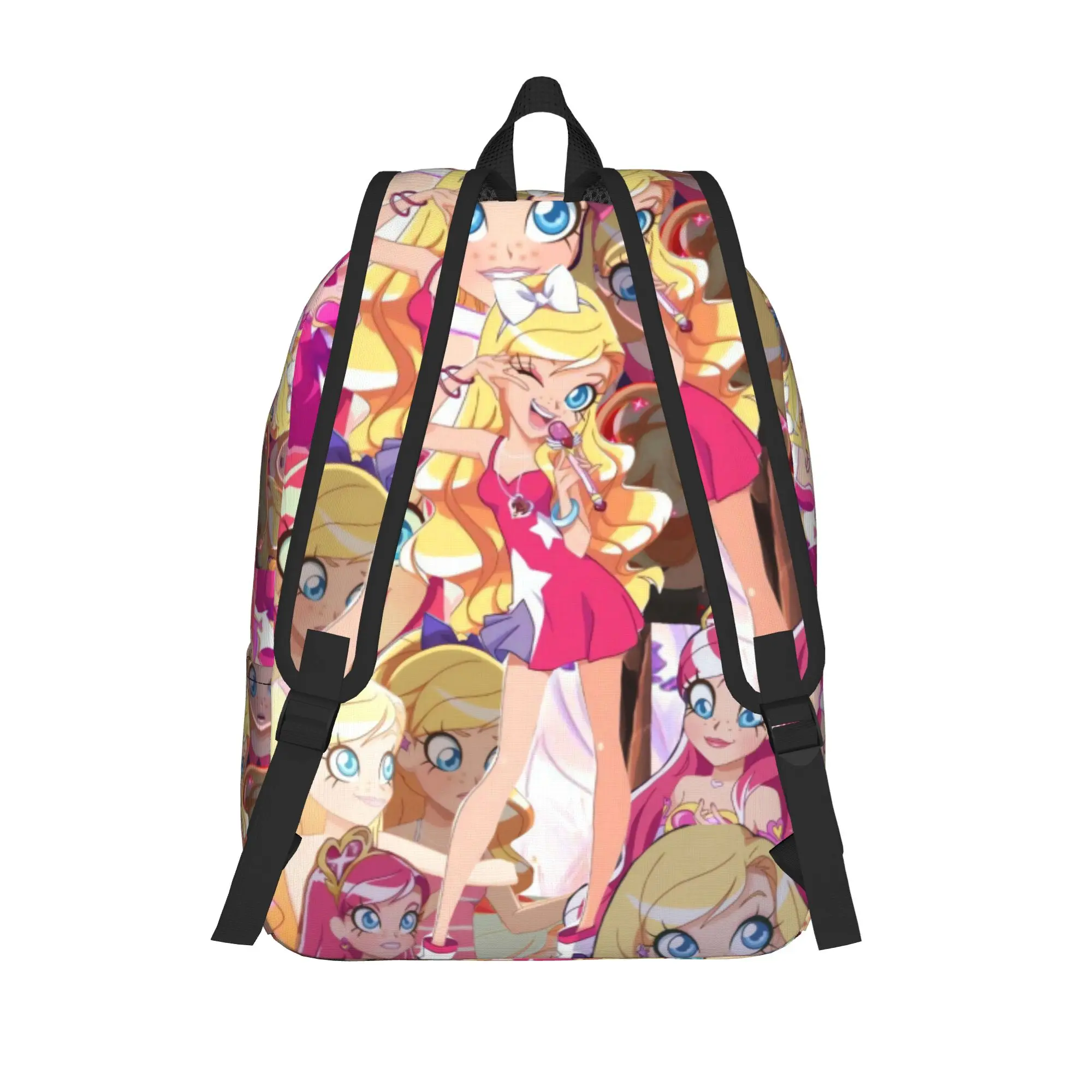 Фото Рюкзак LoliRock для девочек, прочные рюкзаки из полиэстера, школьные сумки в стиле стритвир, туристические рюкзаки на заказ. №3
