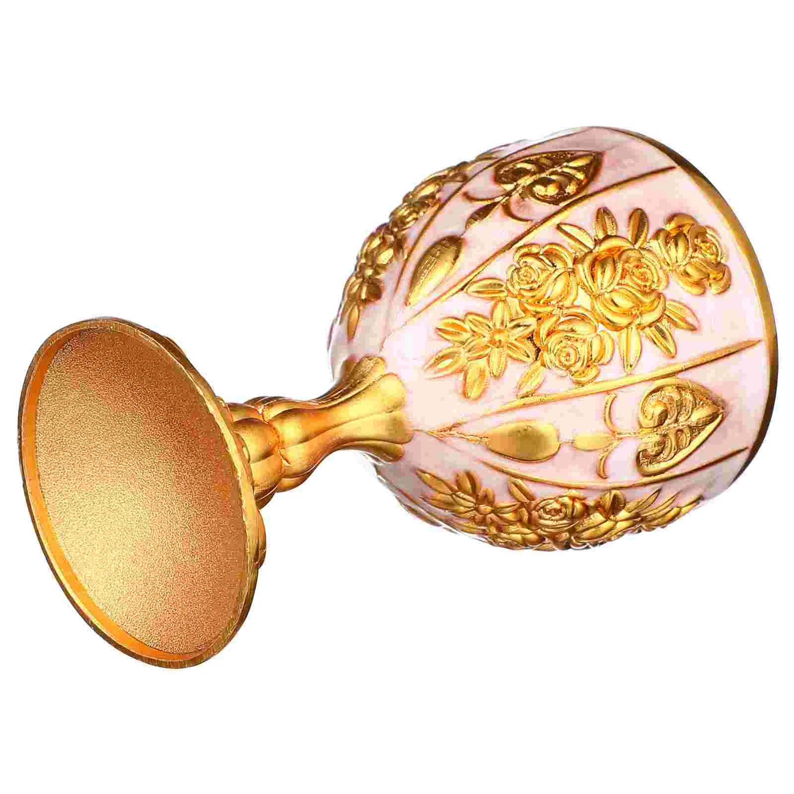 Европейский элитный стеклянный бокал из цинкового сплава чашка в стиле ретро