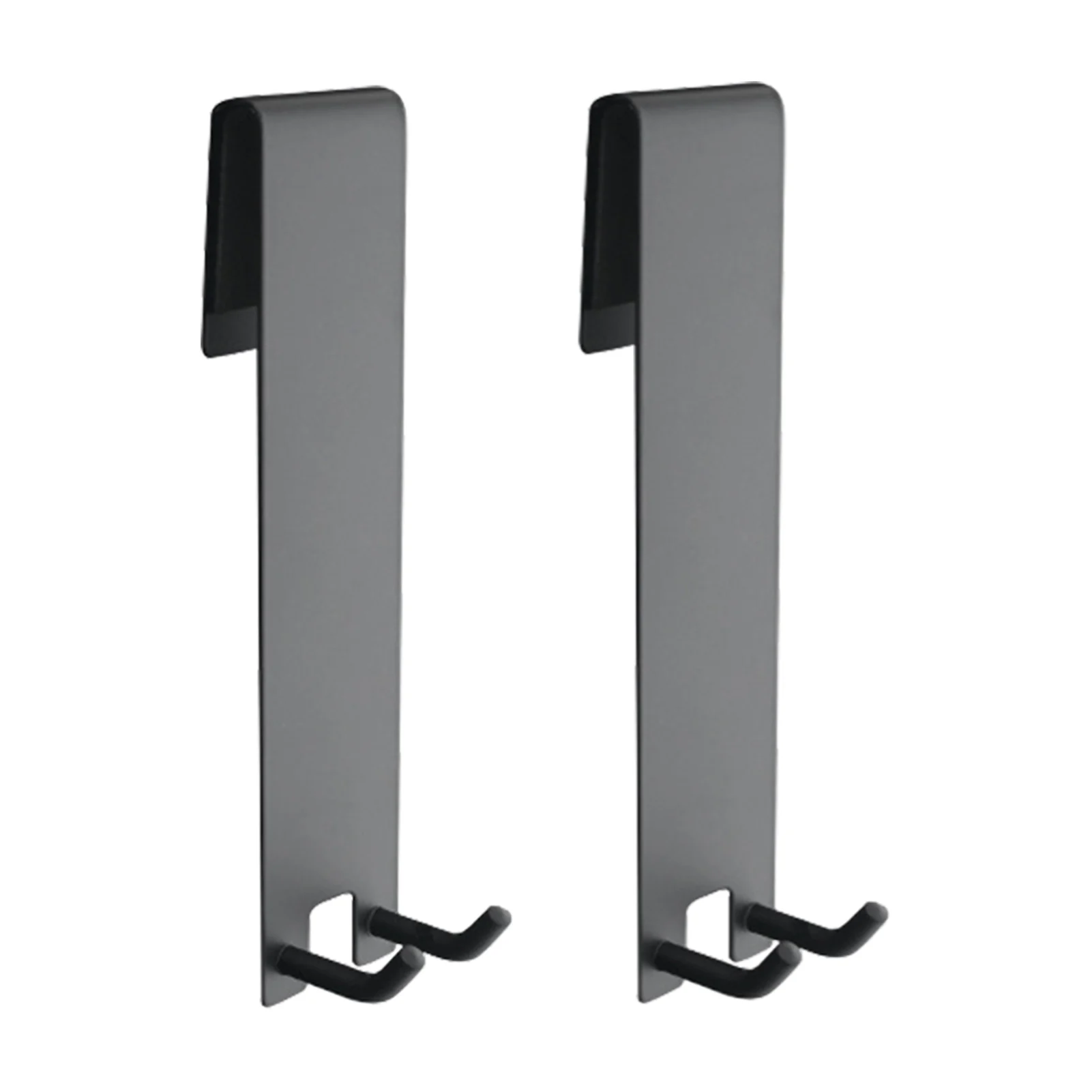 

2pcs/pack Screen Glass Over The Door Shower Hook Stainless Steel Bath Robe Bathroom For Towels Storage Frameless Hanging Hotel