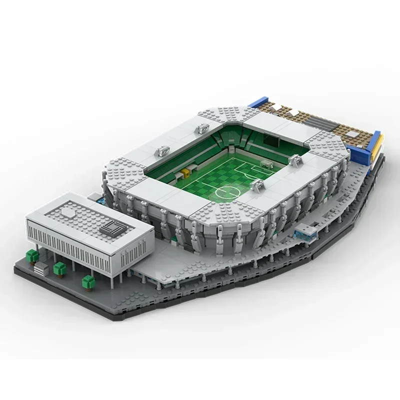 Moc Building Bricks Модель с видом на улицу Saint Gallen Football Stadium Технология Модульные блоки