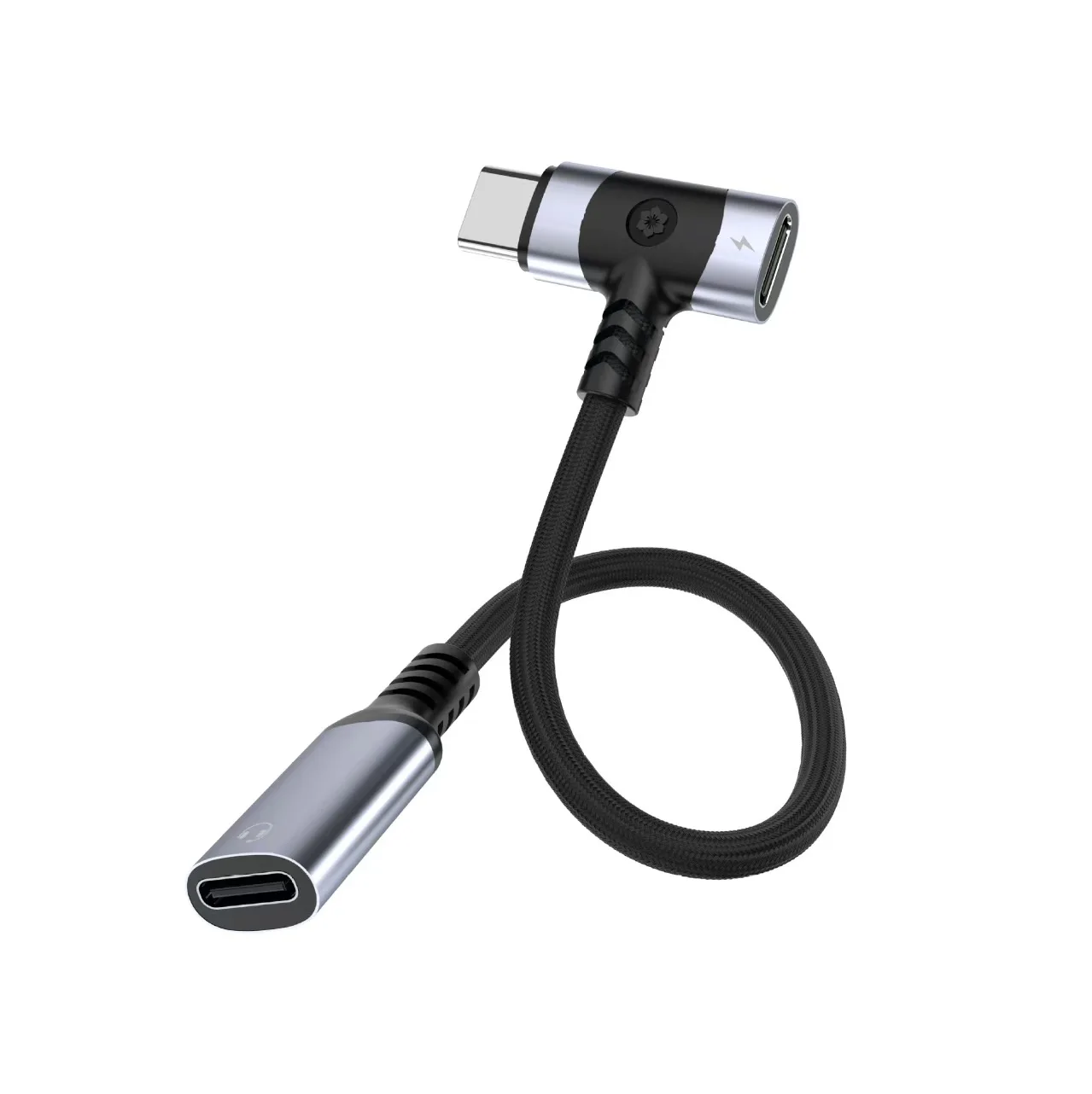 Фото Многофункциональный USB-C аудио-разветвитель 2-в-1: двойной конвертер Type-C для iPhone, планшетов, игр, голосового чата, быстрой зарядки и длительного воспроизведения звука №2