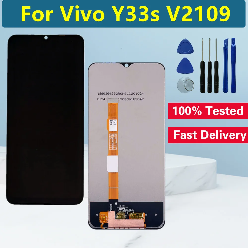 

6.58" For VIVO Y33S LCD Display Touch Screen Digitizer Assembly Replacement Parts For Vivo Y33S V2109 LCD Screen
