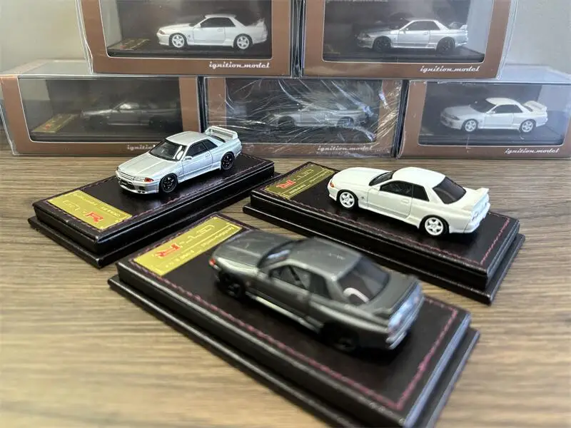 IG 1:64 GTR R32 CRS JDM имитация ограниченный выпуск смолы Металл статическая модель