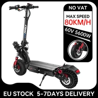 60v 5600w electric scooter adults 11inch off road dual motor folding e scooter with seat 80kmh electric scooters us eu stock
