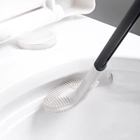 wall mounted long handle toilet brush deep cleaning toilet cleaning brush easy to use modern hygienic bathroom accessories
