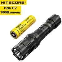 NITECORE P20i UV Tactical Flashlight 1800Lumens 320mW UV Rechargeable Super Bright  utilizes 4 x UV LEDs With 4000mAh Battery