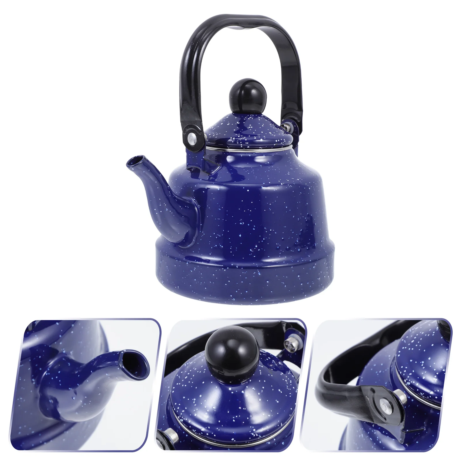 

Kettle Teapot Tea Pot Water Stovetop Enamel Stoveboiling Whistling Teakettle Coffee Hot Ceramic Enameledsteel Vintage Japanese