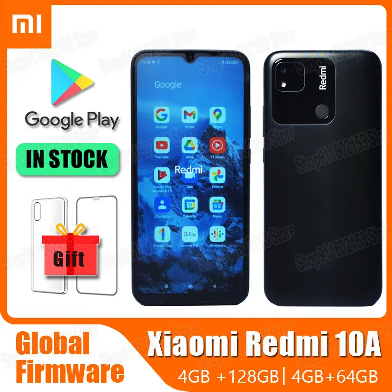 

Global ROM Xiaomi Redmi 10A 10 A 4GB 64GB / 6GB 128GB Smartphone 5000mAh 6.53 MTK Helio G25 Octa Core 13MP Camera