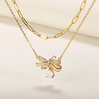 new fashion vintage jewelry necklace long stainless steel chains for women necklaces pendants choker jewelry 2022 wholesale