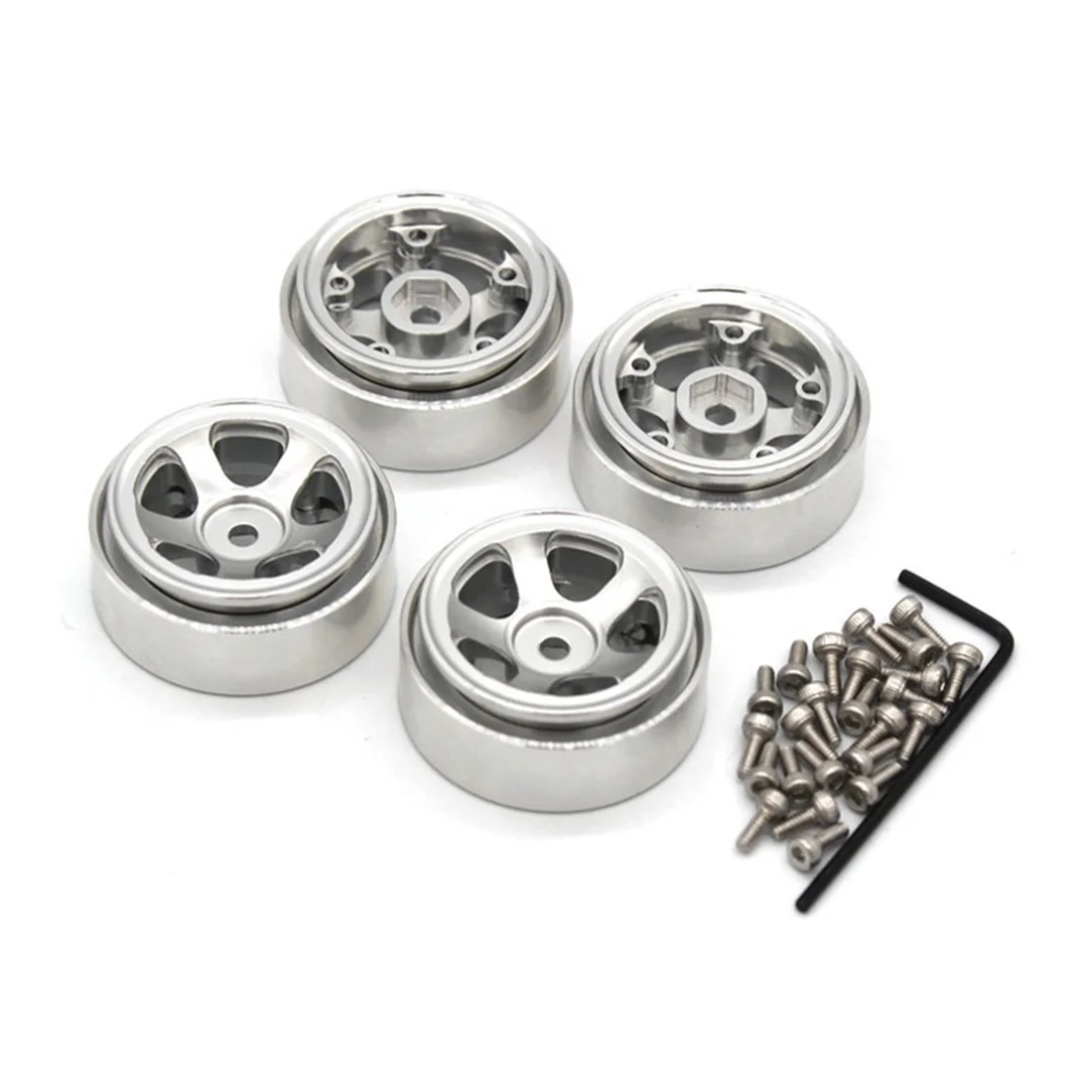 

Металлическая ступица обода колеса Beadlock для 1/18 FMS EAZYRC RocHobby Toyota FJ Cruiser Patriot Katana обновленные детали для радиоуправляемых автомобилей 2