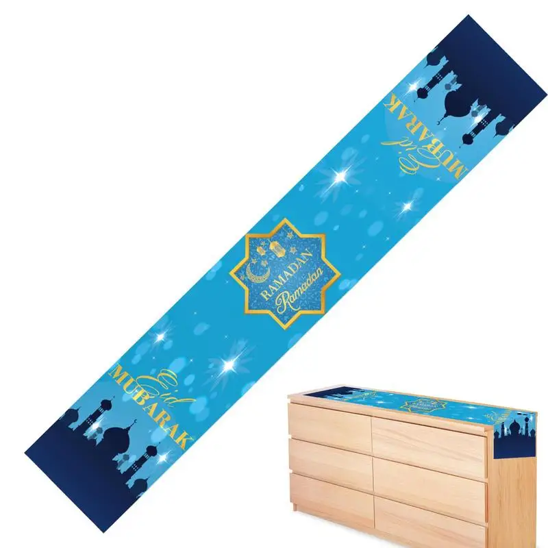 

Ид аль-Фир украшение для стола для дома Звезда Луна скатерть Kareem Ид Аль Адха подарки исламвечерние украшение для стола