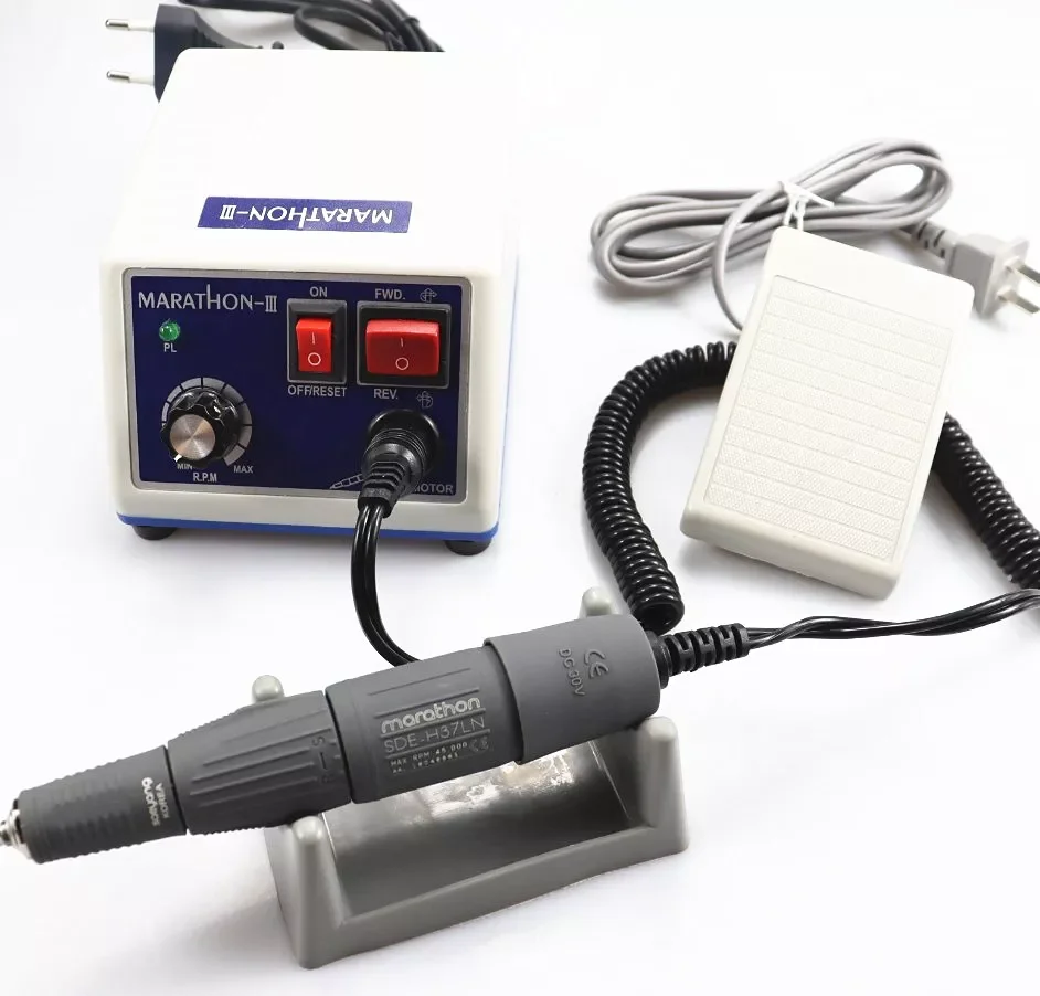 

2021 Dental LAB Marathon N3 Micromotor Micro motor 45,000RPM Handpiece Lab Equipment UE SDE-H37LN 45K rpm handpiece