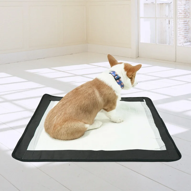 

chongtapetPet Supplies Non-Leaking Washable Pet Diaper Pad Home Travel Portable Dog Boosh Pad