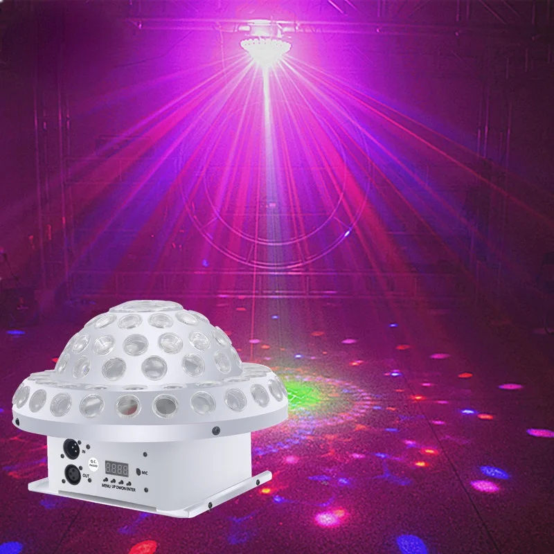 Magic ball laser light voice control universe KTV bar flash rotating colorful light room bar stage light